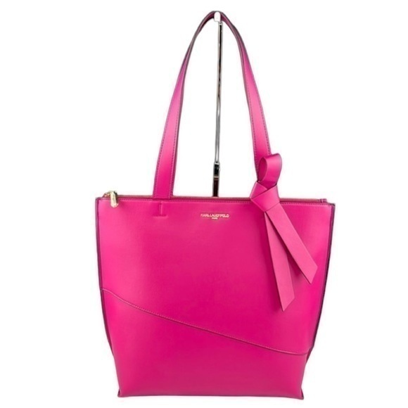 Karl Lagerfeld - ‘Knot - Fuchsia’ 13”x 15”x 5”. NWT. Firm!
